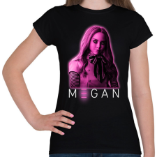 PRINTFASHION M3gan - pink - Női póló - Fekete női póló