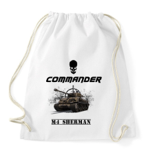 PRINTFASHION m4 sherman - Sportzsák, Tornazsák - Fehér tornazsák