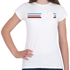 PRINTFASHION M Bike - Női póló - Fehér női póló