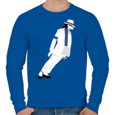 PRINTFASHION M.J. - Férfi pulóver - Királykék