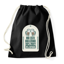 PRINTFASHION Ma este bulizunk - Sportzsák, Tornazsák - Fekete tornazsák