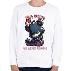 PRINTFASHION Ma Nem - Gyerek pulóver - Fehér