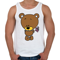 PRINTFASHION Maci2 - Férfi atléta - Fehér