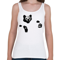 PRINTFASHION Maci a vízben - Női atléta - Fehér