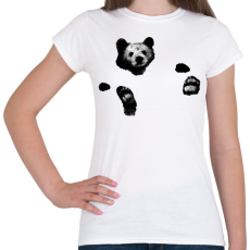 PRINTFASHION Maci a vízben - Női póló - Fehér