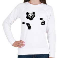 PRINTFASHION Maci a vízben - Női pulóver - Fehér