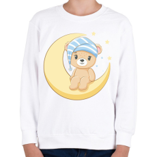 PRINTFASHION Maci - Gyerek pulóver - Fehér