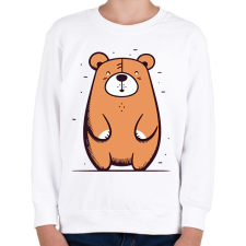 PRINTFASHION Maci - Gyerek pulóver - Fehér gyerek pulóver, kardigán