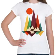 PRINTFASHION macika - Női póló - Fehér