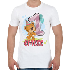 PRINTFASHION Macis szülinap - Számmal - Férfi póló - Fehér férfi póló