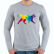 PRINTFASHION Macsek - Férfi hosszú ujjú póló - Sport szürke