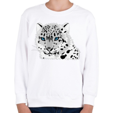 PRINTFASHION Macska - Gyerek pulóver - Fehér gyerek pulóver, kardigán