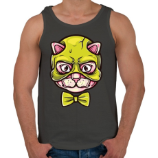 PRINTFASHION Macskamaszk - Férfi atléta - Sötétszürke