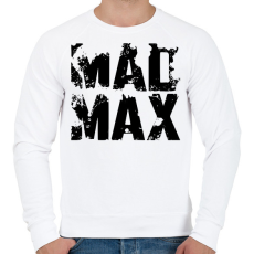 PRINTFASHION Mad Max fekete - Férfi pulóver - Fehér