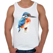 PRINTFASHION madár - Férfi atléta - Fehér atléta, trikó