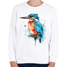 PRINTFASHION madár - Gyerek pulóver - Fehér gyerek pulóver, kardigán