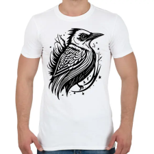 PRINTFASHION madárka - Férfi póló - Fehér férfi póló
