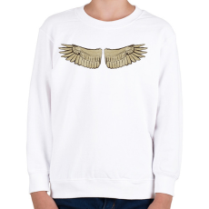 PRINTFASHION Madárszárny (nyitott) - Gyerek pulóver - Fehér