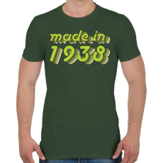 PRINTFASHION made-in-1938-green-grey - Férfi póló - Katonazöld