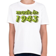PRINTFASHION made-in-1943-green-grey - Gyerek póló - Fehér gyerek póló