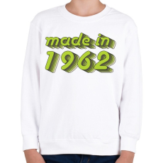 PRINTFASHION made-in-1962-green-grey - Gyerek pulóver - Fehér