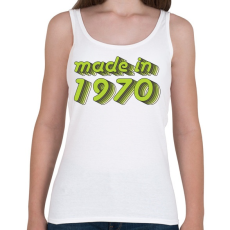 PRINTFASHION made-in-1970-green-grey - Női atléta - Fehér