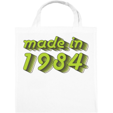 PRINTFASHION made-in-1984-green-grey - Vászontáska - Fehér kézitáska és bőrönd