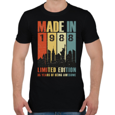 PRINTFASHION Made in 1988 - Férfi póló - Fekete férfi póló