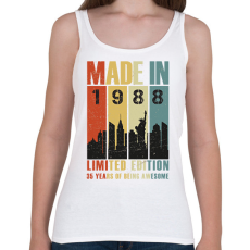 PRINTFASHION Made in 1988 - Női atléta - Fehér