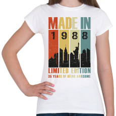 PRINTFASHION Made in 1988 - Női póló - Fehér