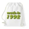 PRINTFASHION made-in-1992-green-grey - Sportzsák, Tornazsák - Fehér