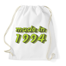 PRINTFASHION made-in-1994-green-grey - Sportzsák, Tornazsák - Fehér tornazsák