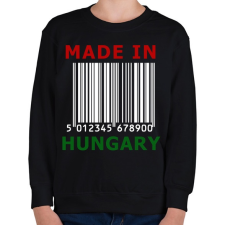 PRINTFASHION MADE IN HUNGARY - Gyerek pulóver - Fekete gyerek pulóver, kardigán