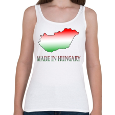 PRINTFASHION Made In Hungary - Női atléta - Fehér női trikó