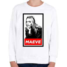 PRINTFASHION Maeve - Gyerek pulóver - Fehér