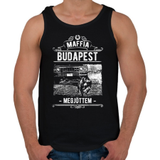 PRINTFASHION Maffia Budapest - Férfi atléta - Fekete atléta, trikó