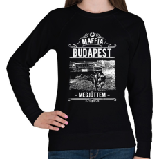 PRINTFASHION Maffia Budapest - Női pulóver - Fekete