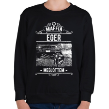 PRINTFASHION Maffia Eger - Gyerek pulóver - Fekete gyerek pulóver, kardigán