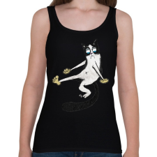 PRINTFASHION Maffia Miskolc - Női atléta - Fekete női trikó