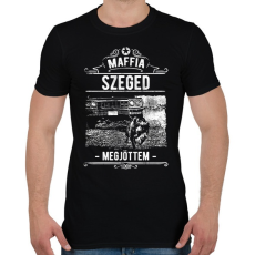 PRINTFASHION Maffia Szeged - Férfi póló - Fekete