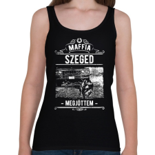 PRINTFASHION Maffia Szeged - Női atléta - Fekete női trikó