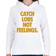 PRINTFASHION Magas labda  - Női kapucnis pulóver - Fehér