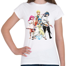 PRINTFASHION Magi: The Labyrinth of Magic - Női póló - Fehér női póló