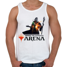 PRINTFASHION Magic The Gathering - Férfi atléta - Fehér atléta, trikó