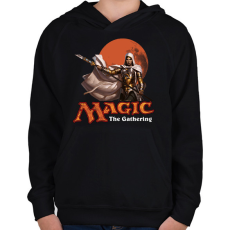 PRINTFASHION magic the gathering - Gyerek kapucnis pulóver - Fekete