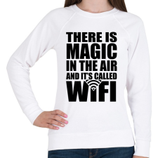 PRINTFASHION Magic WiFi - Női pulóver - Fehér női pulóver, kardigán