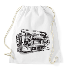 PRINTFASHION magnó  - Sportzsák, Tornazsák - Fehér tornazsák