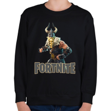 PRINTFASHION Magnus skin Fortnite - Gyerek pulóver - Fekete gyerek pulóver, kardigán
