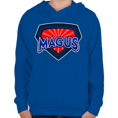 PRINTFASHION MAGUS - Gyerek kapucnis pulóver - Királykék