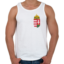 PRINTFASHION Magyar címer - Férfi atléta - Fehér atléta, trikó